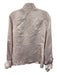 Giorgio Armani Size 44 Light Purple Silk Long Sleeve Button Front Ruffle Top Light Purple / 44
