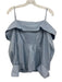 Jonathan Simkhai Size L Slate Blue Cotton & Polyester Long Sleeve Buttons Top Slate Blue / L