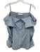 Jonathan Simkhai Size L Slate Blue Cotton & Polyester Long Sleeve Buttons Top Slate Blue / L