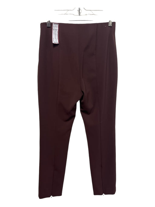 Karolina Zmarlak Size XS Burgundy Polyester Blend Elastic Waist Solid Pants Burgundy / XS