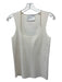 Rohe Size 38 Cream Viscose Blend Knit Scoop Neck Sleeveless Top Cream / 38