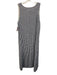 Puka Size XS/S Navy Blue & White Cotton Gingham U Back Midi Dress Navy Blue & White / XS/S