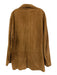 Golden Bear Size XL Brown Leather Solid Buttons Men's Jacket Brown / XL