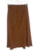 The Little Project Size S Brown & White Polyester Elastic Waistband A Line Skirt Brown & White / S