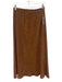 The Little Project Size S Brown & White Polyester Elastic Waistband A Line Skirt Brown & White / S
