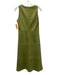 Tuckernuck Size S Green Polyester Blend Suede Feel Sleeveless Paneled Dress Green / S