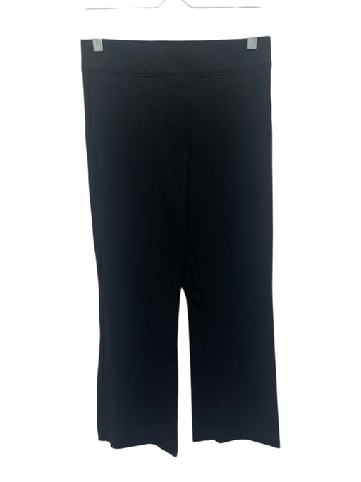 Spanx Size S Black Rayon Blend Elastic Waistband Pocketed Slight Flare Pants Black / S