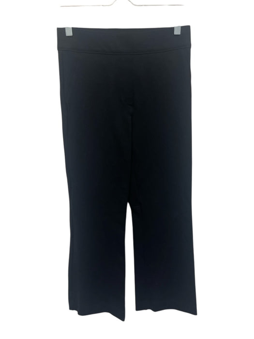 Spanx Size S Black Rayon Blend Elastic Waistband Pocketed Slight Flare Pants Black / S