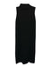 Ann Mashburn Size XS Black Extra fine merino wool Sleeveless Turtle Neck Dress Black / XS