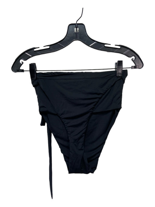 Myra Swim Size M Black Nylon Blend Strapless Cutout One Piece Swimsuit Black / M