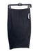 Rag & Bone Size 0 Black Cotton Blend Zip Back seam detail Skirt Black / 0