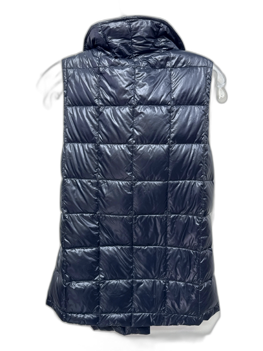 My Anorak Size S Black Nylon Duck Down Quilted Tie Waist Vest Black / S