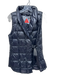 My Anorak Size S Black Nylon Duck Down Quilted Tie Waist Vest Black / S