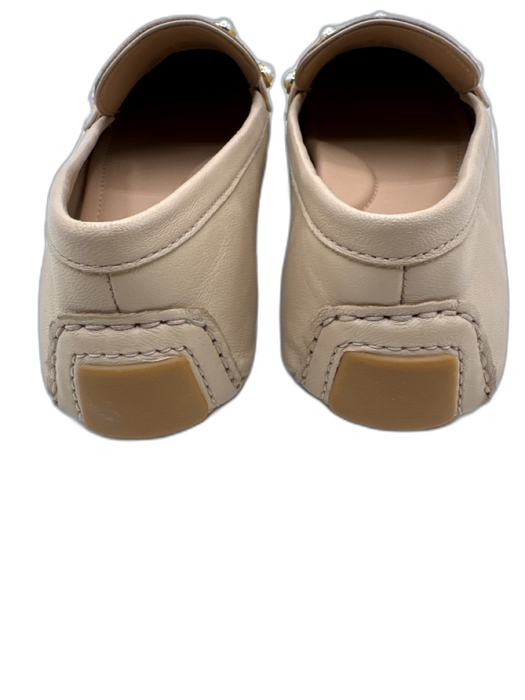 Stuart Weitzman Shoe Size 6 Beige Leather Slip On Pearls Flats Beige / 6