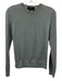 Theory Size S Slate Blue Wool Blend Knit Long Sleeve Pullover Light Sweater Slate Blue / S