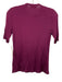 St. John Size XS Purple Viscose Blend Ribbed Short Sleeve T Shirt Top Purple / XS