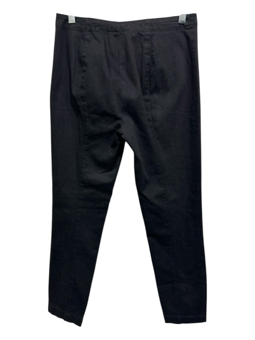 The Row Size Medium Black Cotton & Polyester Pull on Side Zip Skinny Jeans Black / Medium