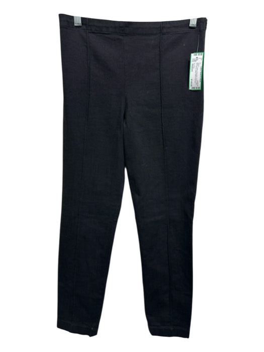 The Row Size Medium Black Cotton & Polyester Pull on Side Zip Skinny Jeans Black / Medium