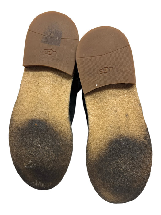 Ugg Shoe Size 7.5 Black Suede Sheepskin Knee High Almond Toe Boots Black / 7.5