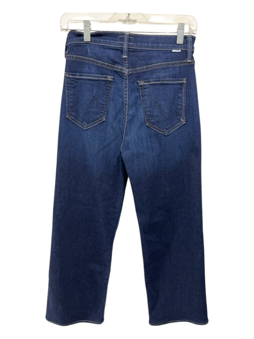 Mother Size 27 Dark Wash Cotton Denim Button Fly Striahgt leg Jeans Dark Wash / 27