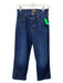 Mother Size 27 Dark Wash Cotton Denim Button Fly Striahgt leg Jeans Dark Wash / 27