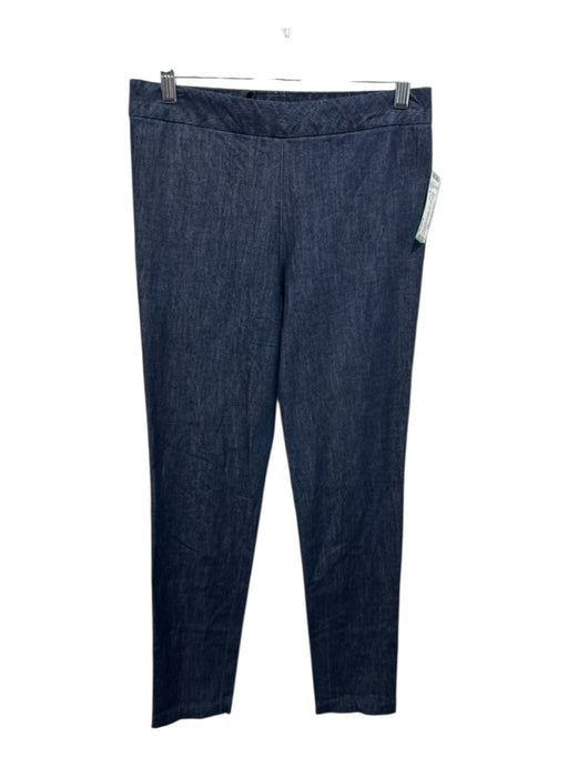 The Row Size S Dark Wash Cotton Blend Back Seam Solid High Rise Pants Dark Wash / S