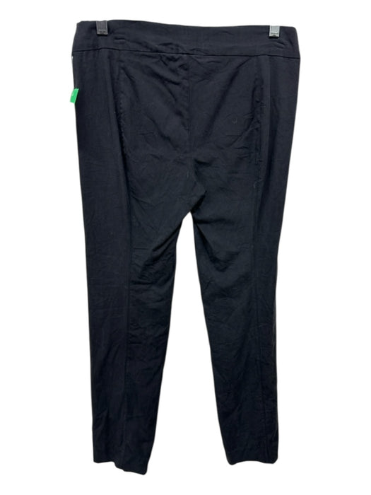 The Row Size M Black Cotton Blend High Rise Solid Skinny Ankle Pants Black / M