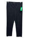 The Row Size M Black Cotton Blend High Rise Solid Elastic Waist Pants Black / M