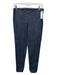 The Row Size S Dark Wash Cotton Blend Side Zip Solid High Rise Pants Dark Wash / S