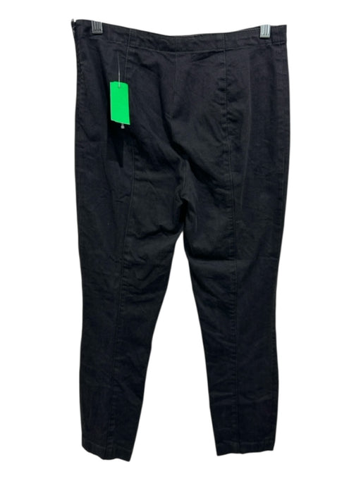 The Row Size M Black Cotton Blend High Rise Solid Skinny Ankle Pants Black / M