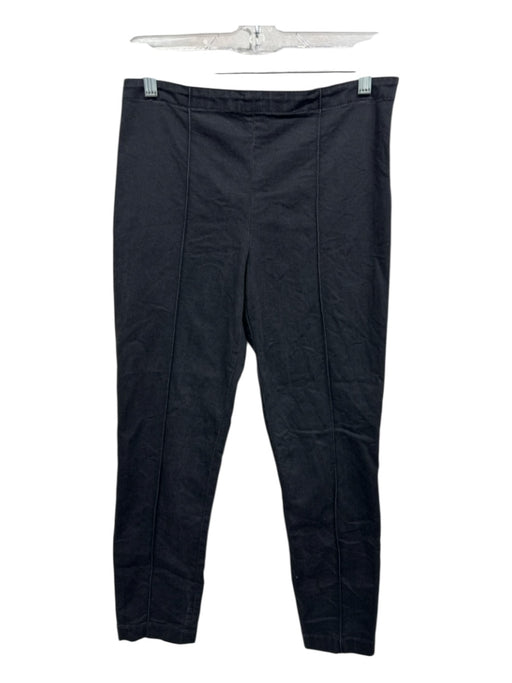 The Row Size M Black Cotton Blend High Rise Solid Skinny Ankle Pants Black / M