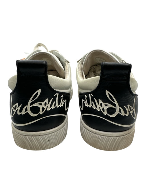 Christian Louboutin Shoe Size 43 AS IS White & Black Leather Low Top Men's Shoes White & Black / 43