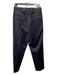 Pronto Uomo Size 38 Black Wool Button Close Pleated Straight Pants Black / 38