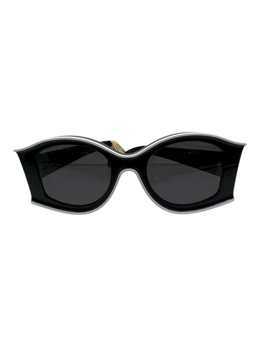 Loewe Black & White Acetate Sunglasses Black & White