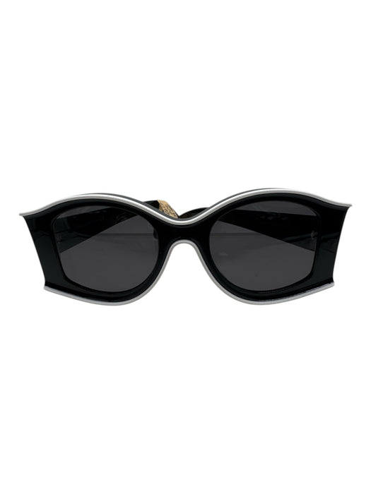 Loewe Black & White Acetate Sunglasses Black & White