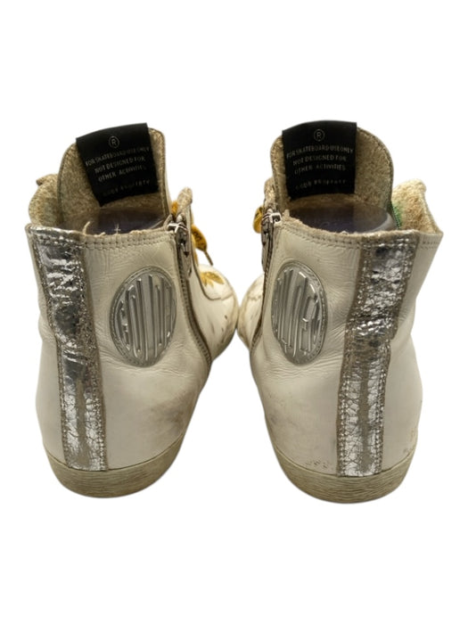 Golden Goose Shoe Size 40 White, Yellow, Multi Leather Pony Hair Detail Sneakers White, Yellow, Multi / 40