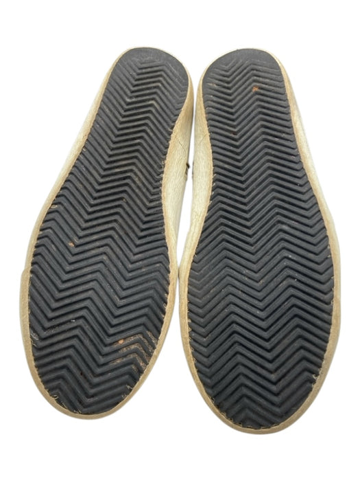 Golden Goose Shoe Size 40 White, Yellow, Multi Leather Pony Hair Detail Sneakers White, Yellow, Multi / 40