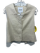 COS Size 4 Beige Sleeveless Button Front Welt Pocket Vest Top Beige / 4