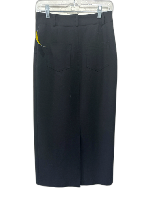 Source Unknown Size XS Black High Rise Paneled pocket Maxi Skirt Black / XS