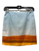 C/Meo Collective Size XS Blue & Orange Polyester Ombre Back Zip Mini Skirt Blue & Orange / XS