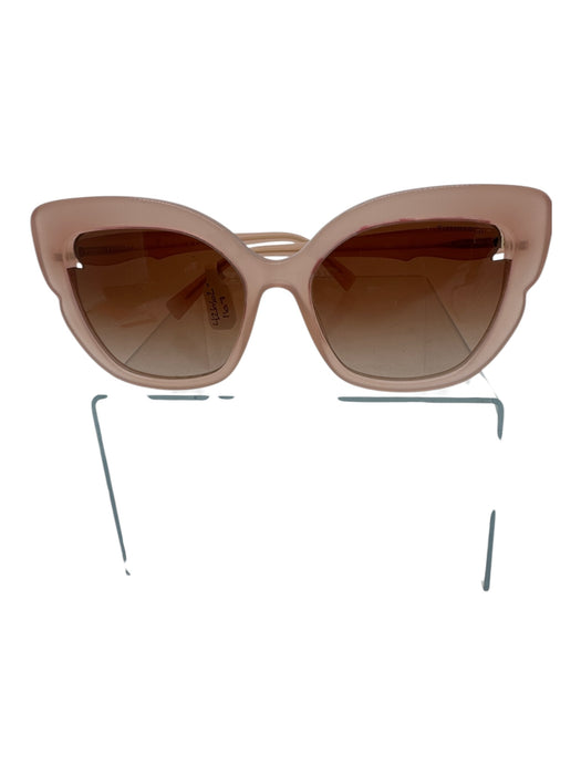 Tiffany & Co Blush Pink Plastic Square Lens Gradient Lens Case Inc. Sunglasses Blush Pink