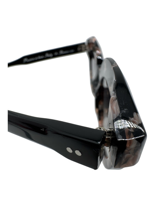 Jean Philippe Joly Black & Pink Acetate Marble Print case incl Sunglasses Black & Pink