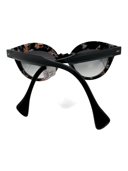 Jean Philippe Joly Black & Pink Acetate Marble Print case incl Sunglasses Black & Pink