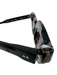 Jean Philippe Joly Black & Pink Acetate Marble Print case incl Sunglasses Black & Pink