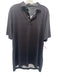 Johnnie O Size L Black Synthetic Abstract Polo Athleisure Men's Short Sleeve Black / L