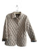 Burberry London Size XS Light Tan Cotton Quilted Plaid Interior Pockets Jacket Light Tan / XS