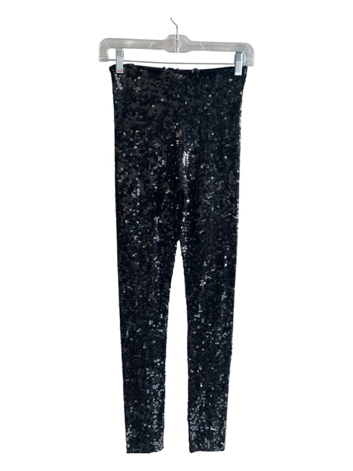 Jen's Pirate Booty Size XS Blackened Silver Rayon Blend Sequin Stretch Pants Blackened Silver / XS