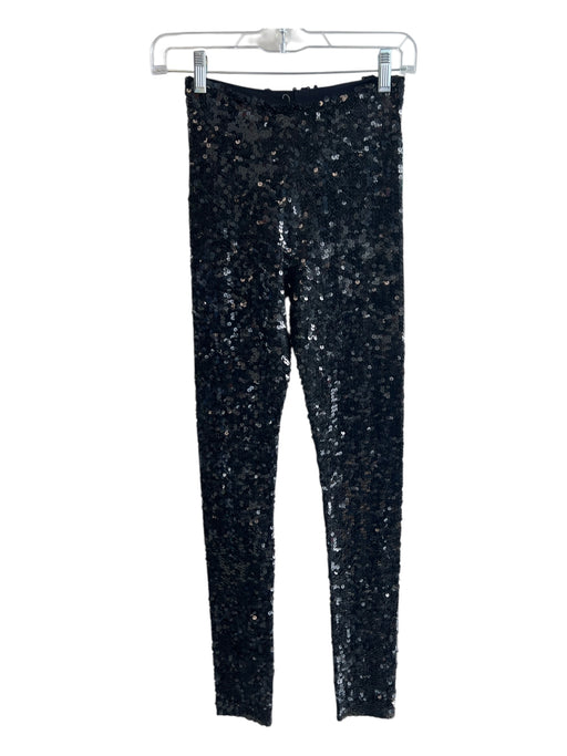 Jen's Pirate Booty Size XS Blackened Silver Rayon Blend Sequin Stretch Pants Blackened Silver / XS