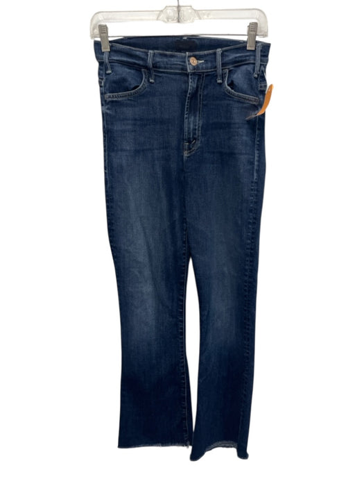 Mother Size 25 Dark Wash Cotton High Rise Zip Fly Boot Cut Jeans Dark Wash / 25