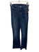 Mother Size 25 Dark Wash Cotton High Rise Zip Fly Boot Cut Jeans Dark Wash / 25